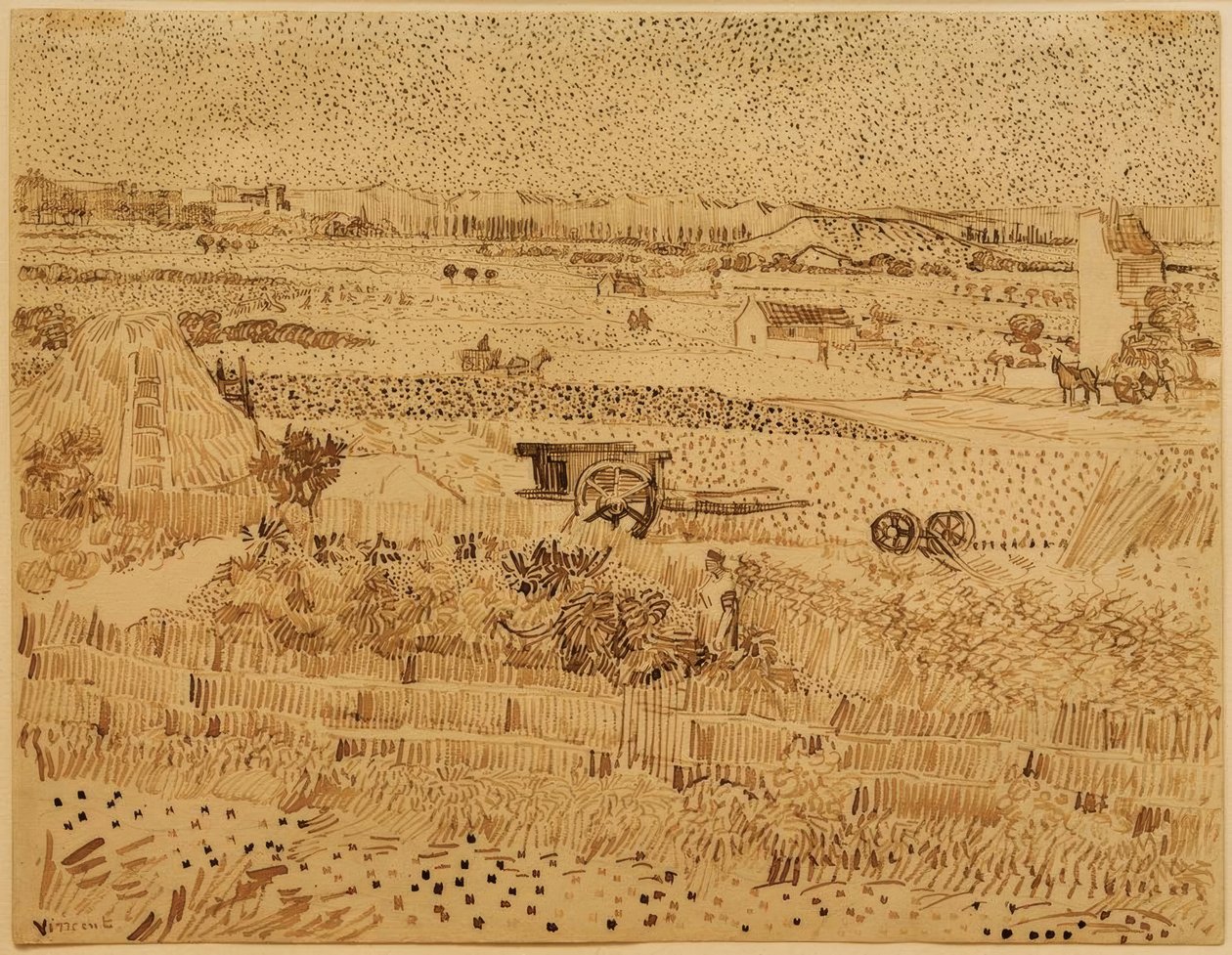 Ernte in der Provence von Vincent van Gogh