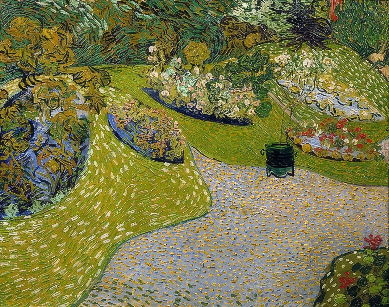 Garten in Auvers von Vincent van Gogh