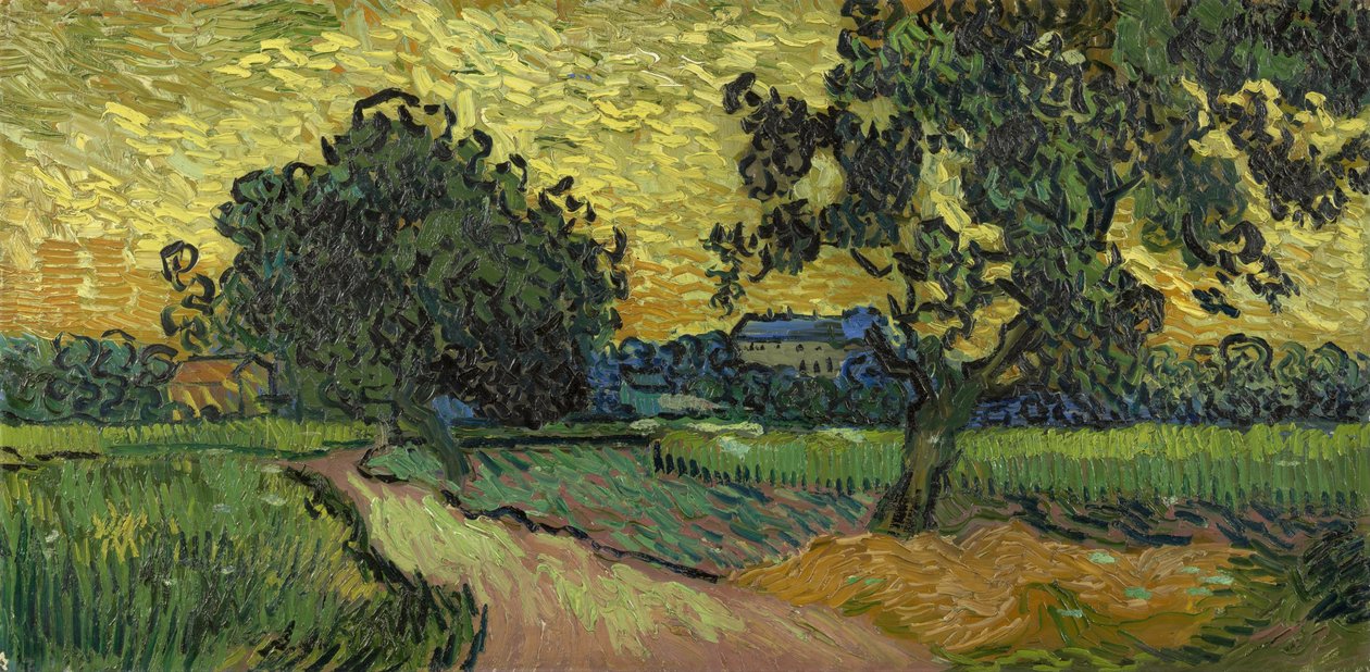 Landschaft in der Dämmerung von Vincent van Gogh