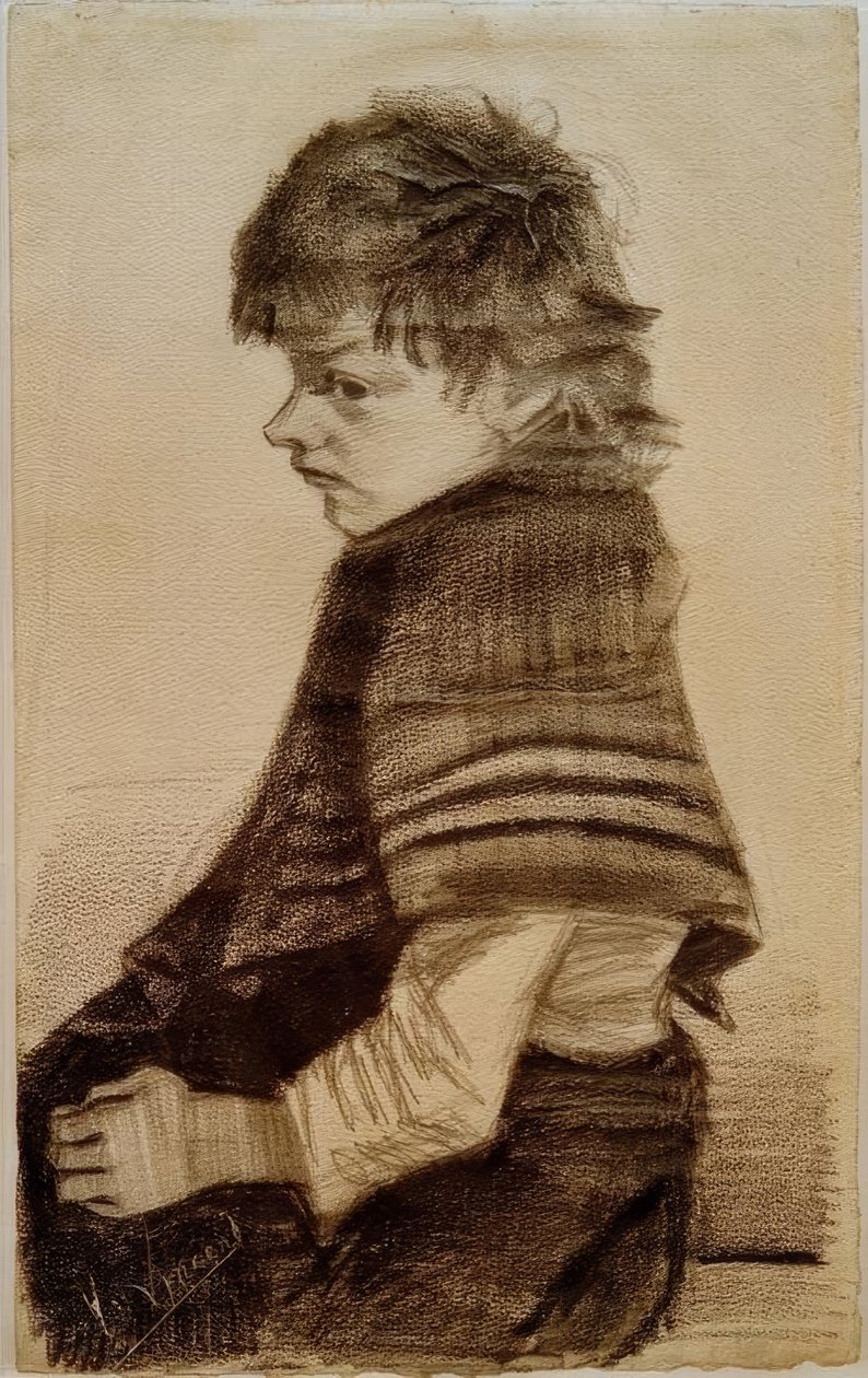 Mädchen mit Umschlagtuch von Vincent van Gogh