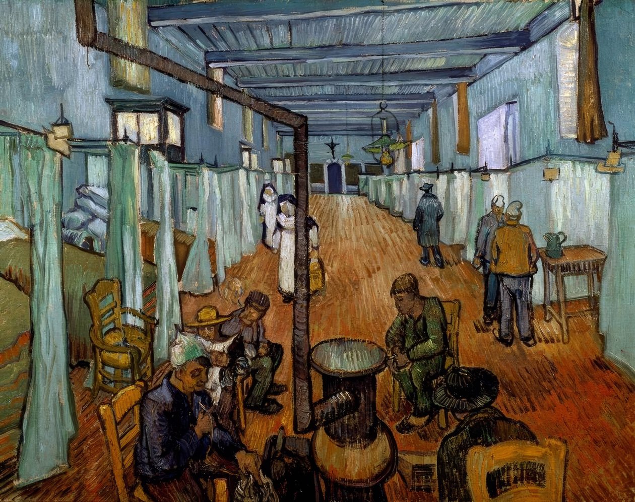 Schlafsaal im Hospital in Arles von Vincent van Gogh