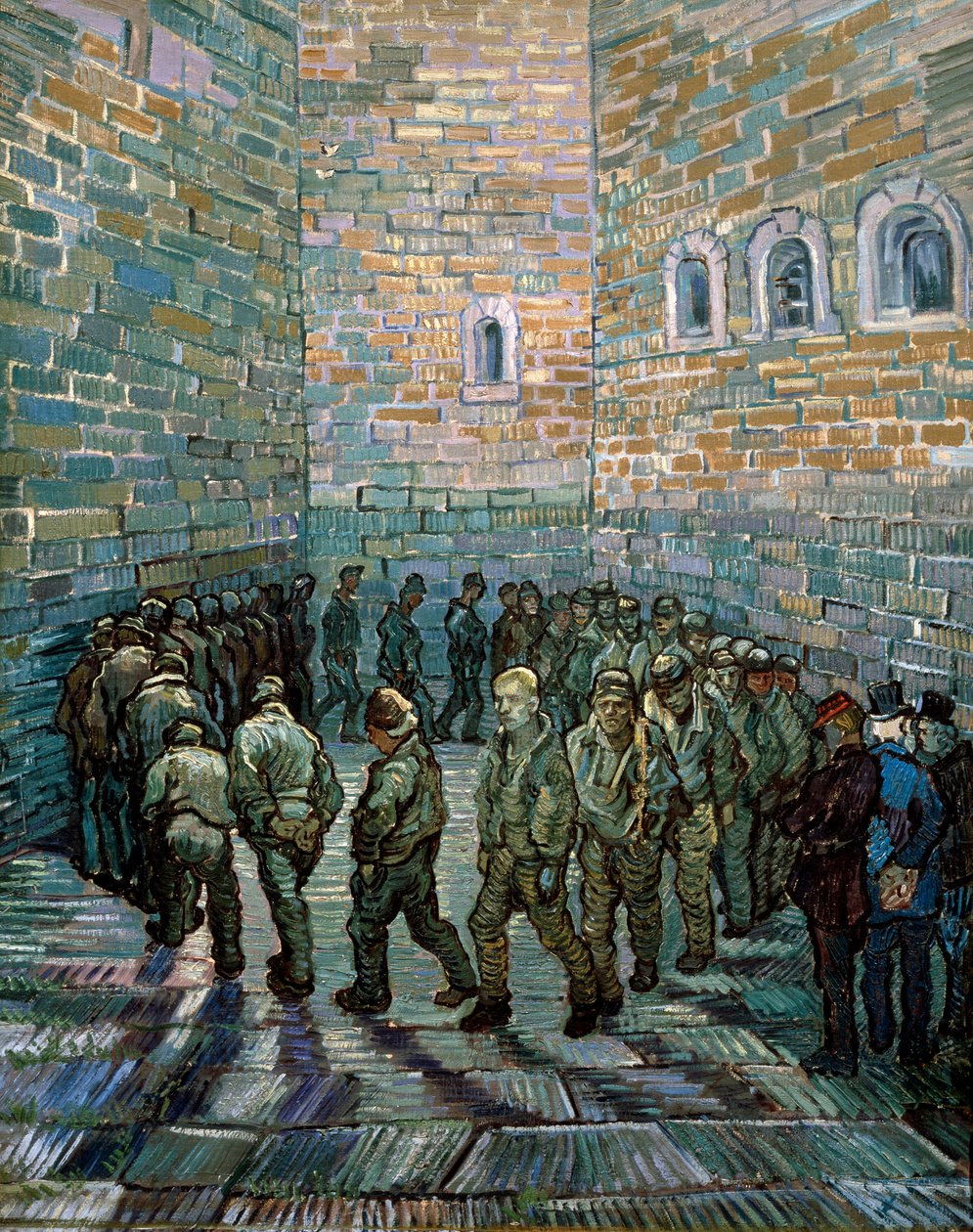 Der Gefängnishof, 1890 von Vincent van Gogh