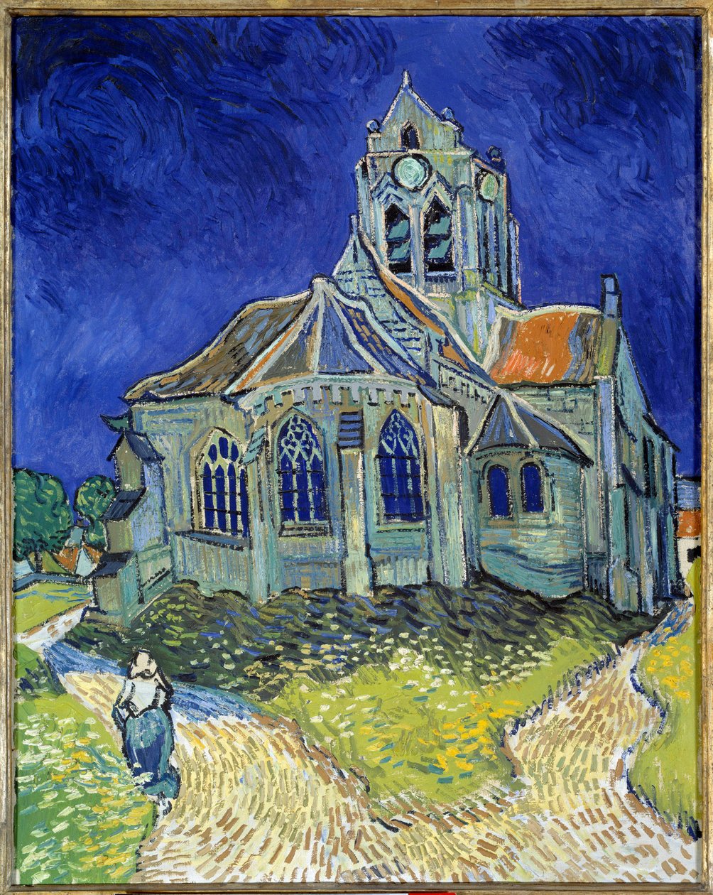 Die Kirche von Auvers-sur-Oise von Vincent van Gogh