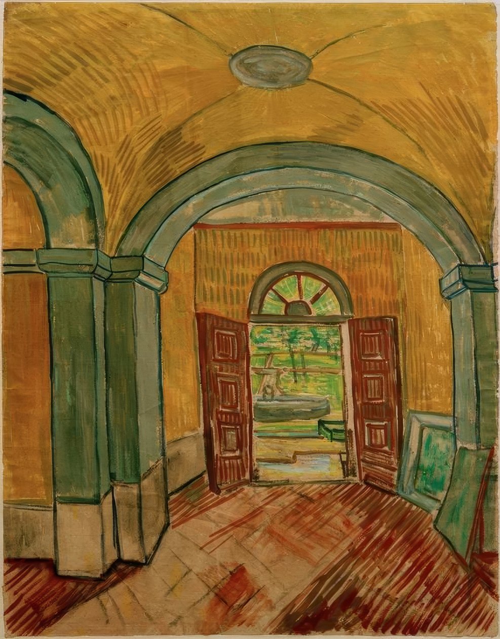 Vestibül in der Heilanstalt von Vincent van Gogh