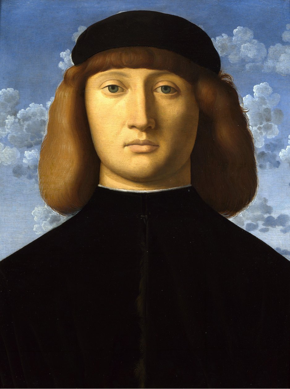 Porträt eines jungen Mannes von Vincenzo di Biagio Catena