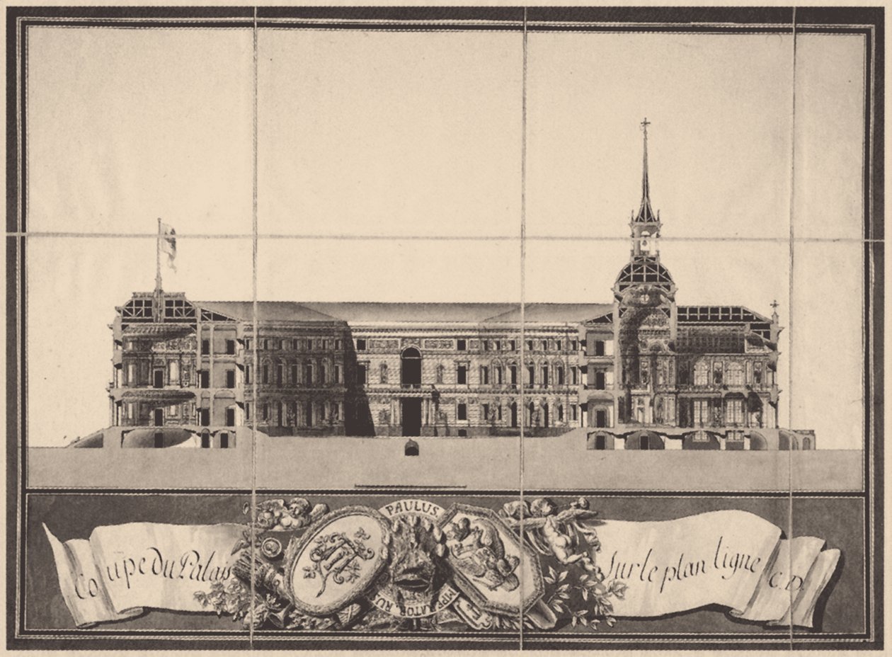 Schloss Sankt Michael in Sankt Petersburg, 1797 von Vincenzo Brenna