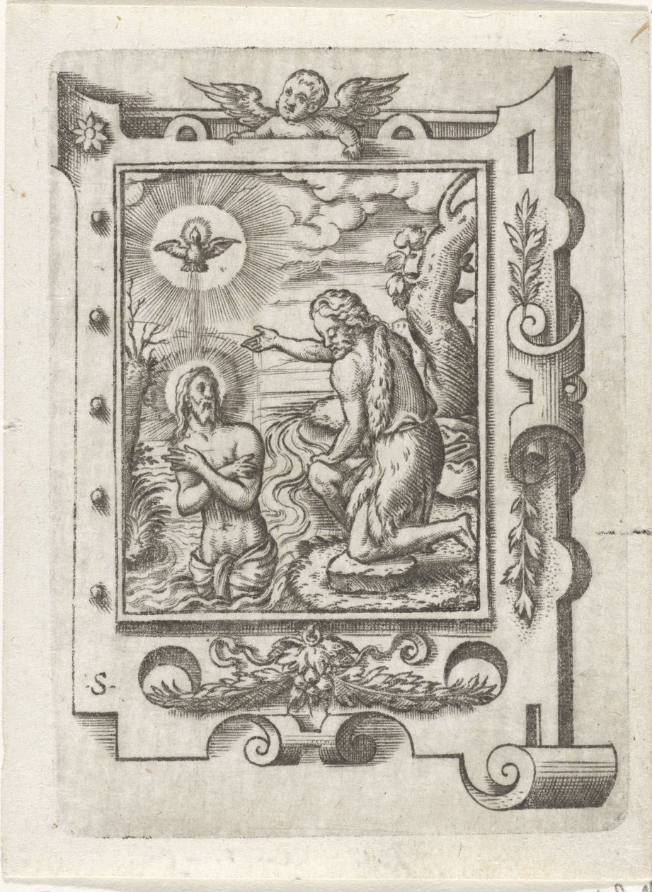 Die Taufe Christi von Virgilius Solis
