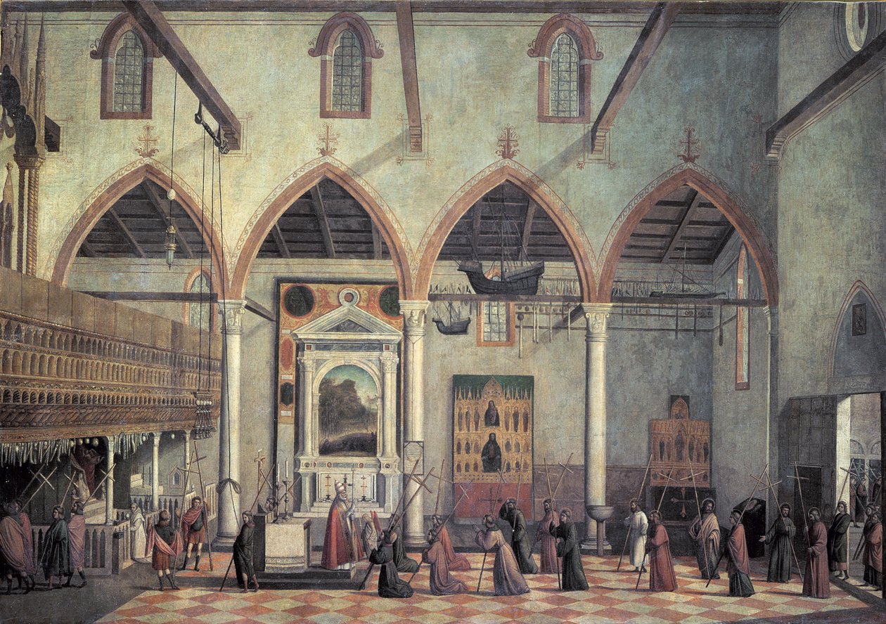 Erscheinung des Gekreuzigten vom Berg Ararat in der Kirche Sant