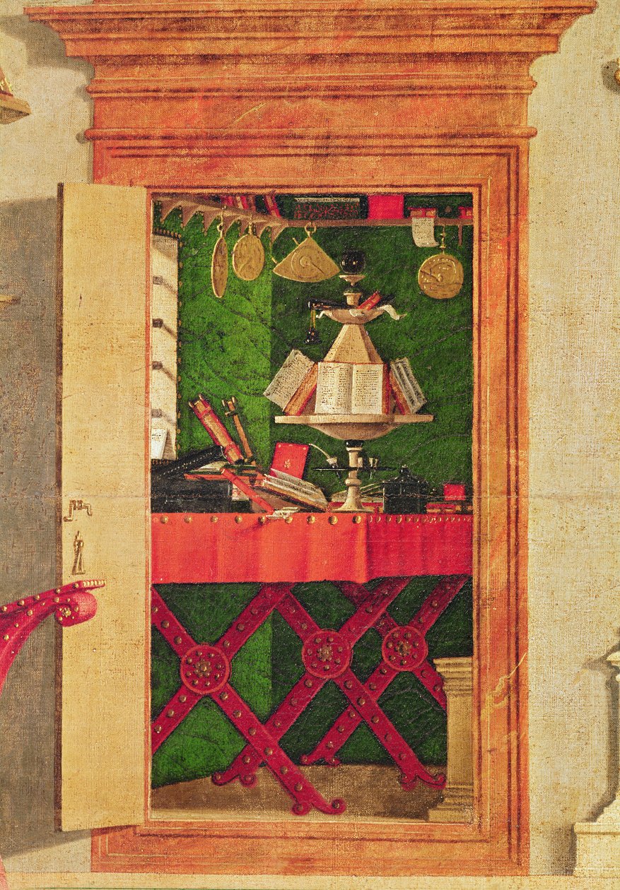 Detail der Vision des Heiligen Augustinus, ca. 1502-08 (Detail) von Vittore Carpaccio