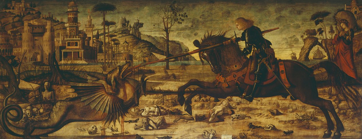 St. Georg und der Drache von Vittore Carpaccio