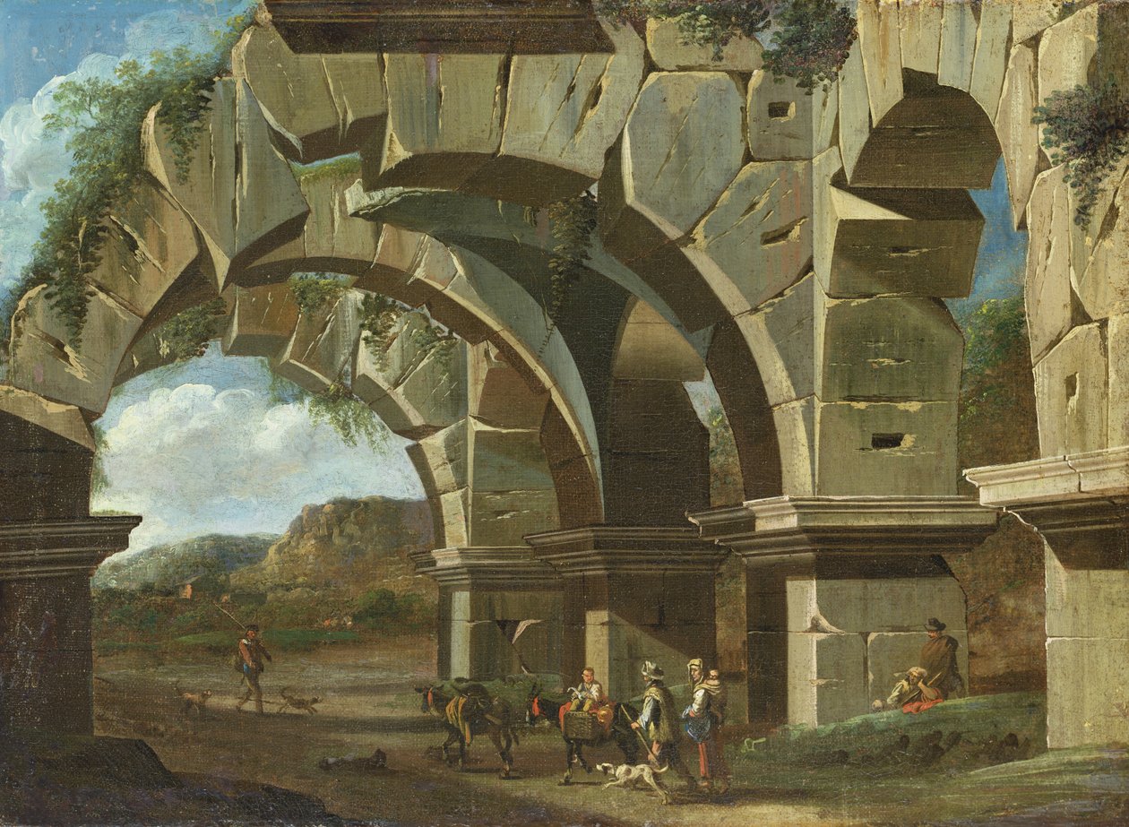 Eine römische Ruine von Viviano Codazzi