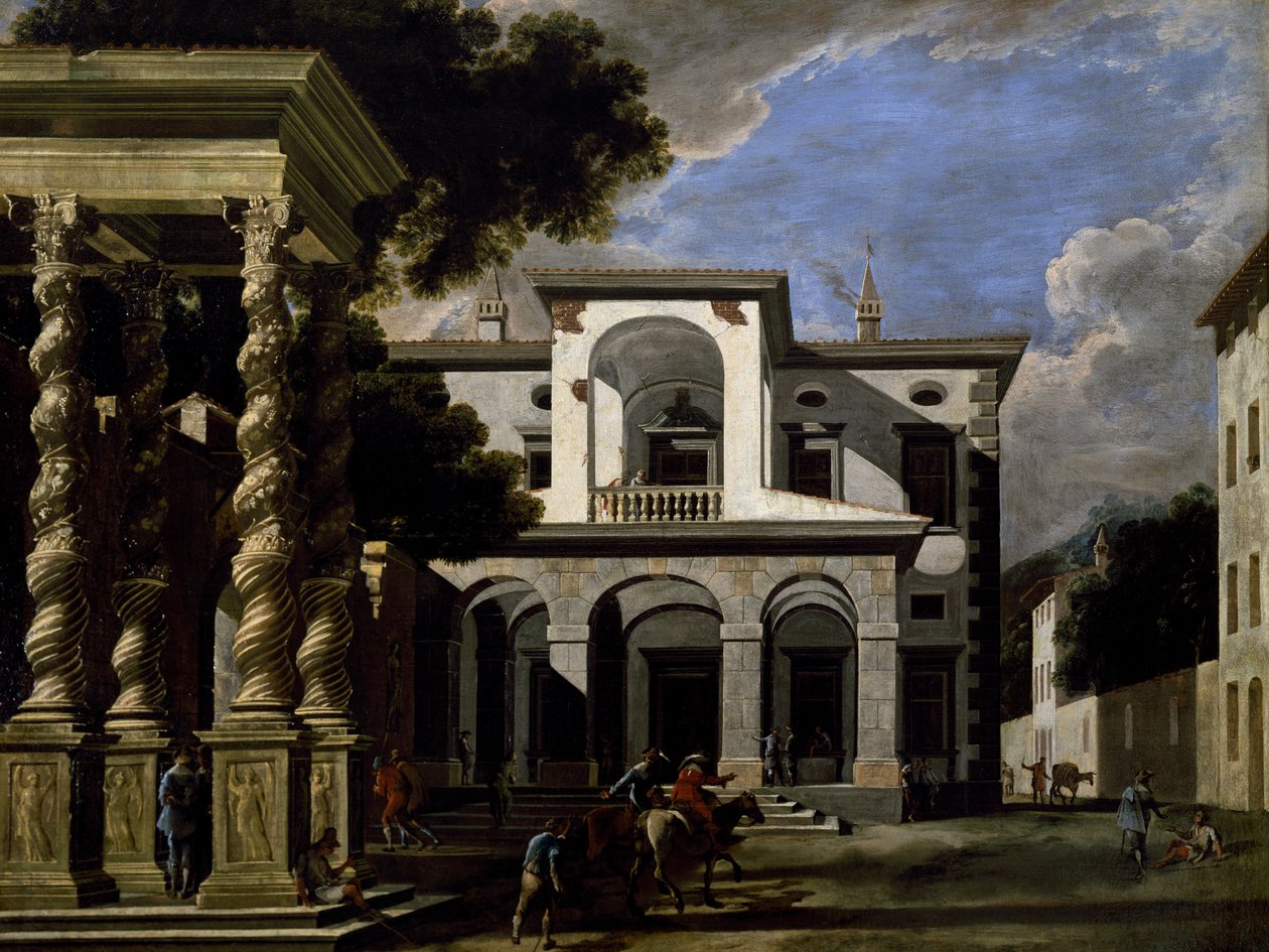 Imaginäre Villa von Viviano Codazzi