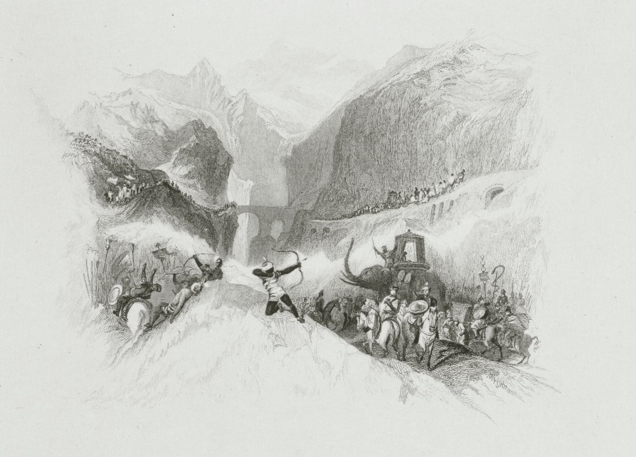 Hannibal überquert die Alpen von W.R. Smith