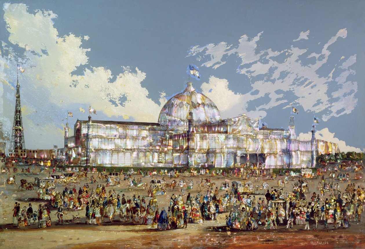Kristallpalast, New York, ca. 1850 von W.S Parkes