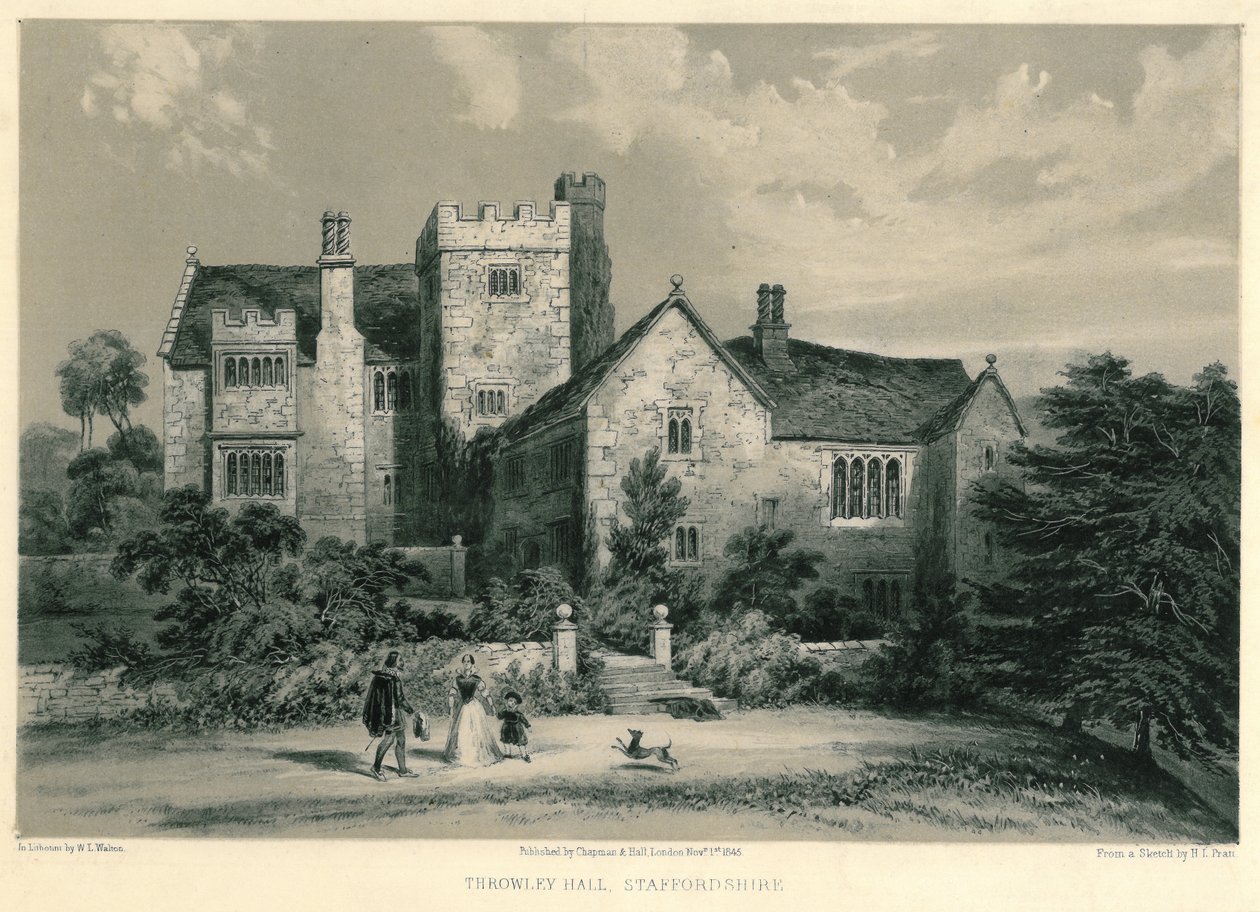 Throwley Hall von W. L Walton