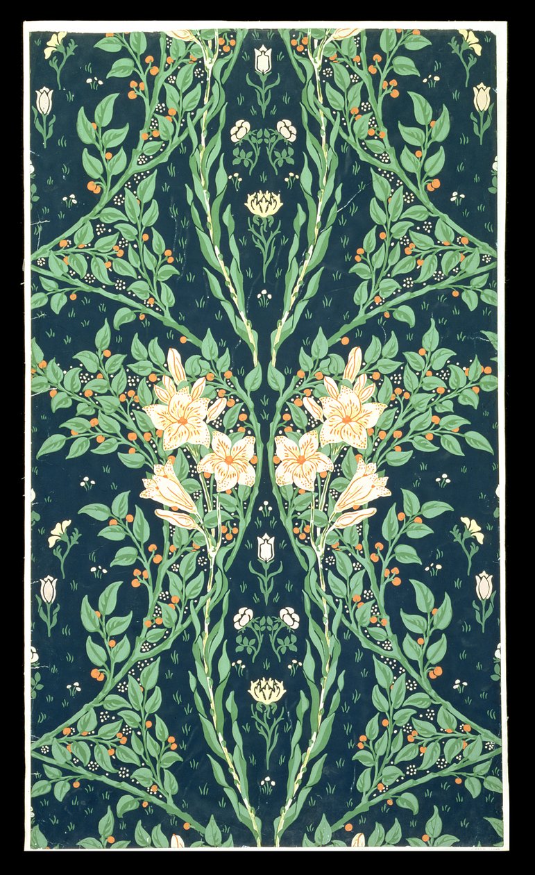Francesca Tapetendesign von Walter Crane