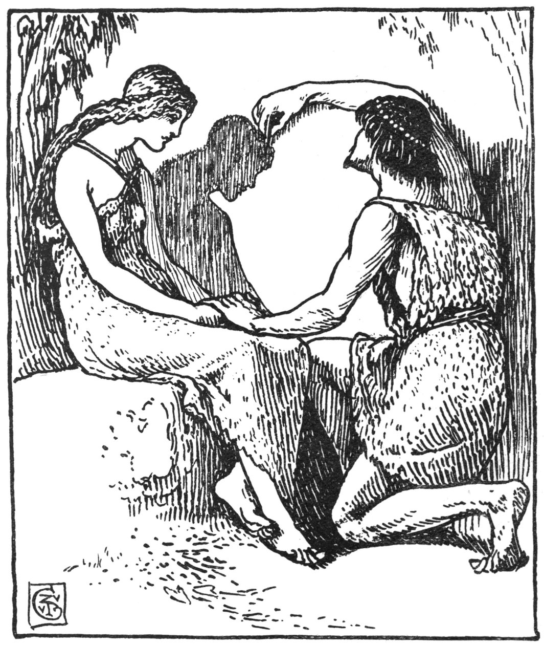 Der Ursprung der Umrisse von Walter Crane