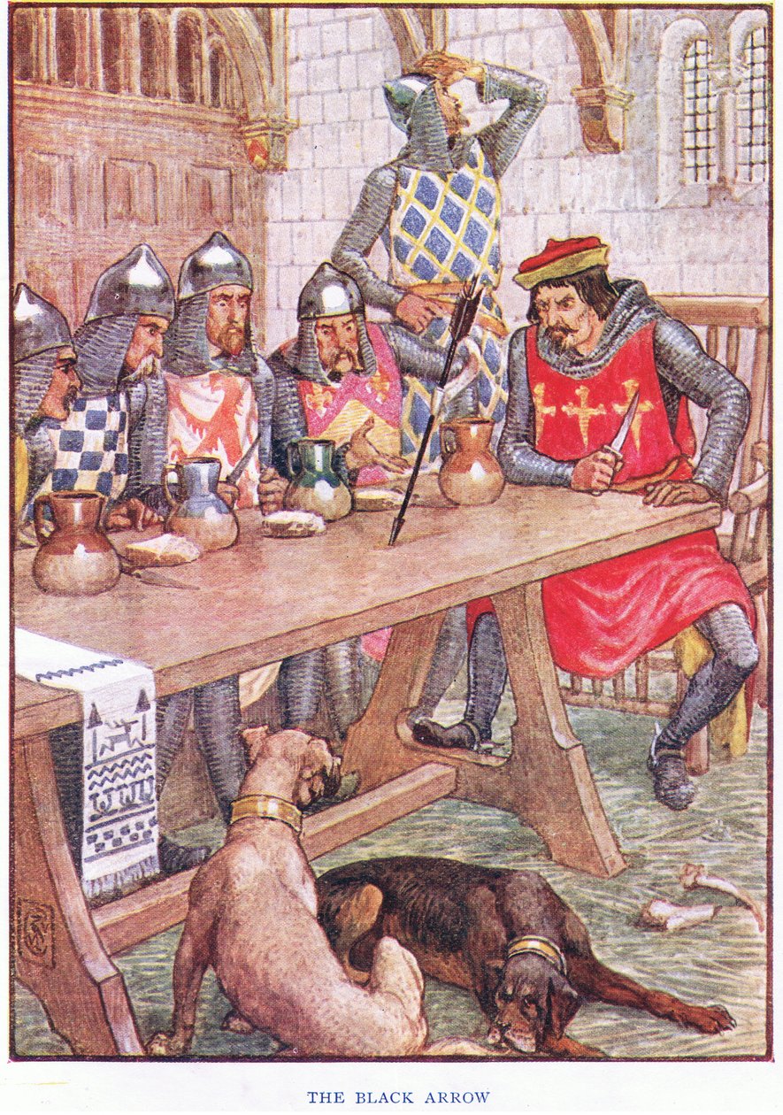 Der schwarze Pfeil, ca. 1920 von Walter Crane