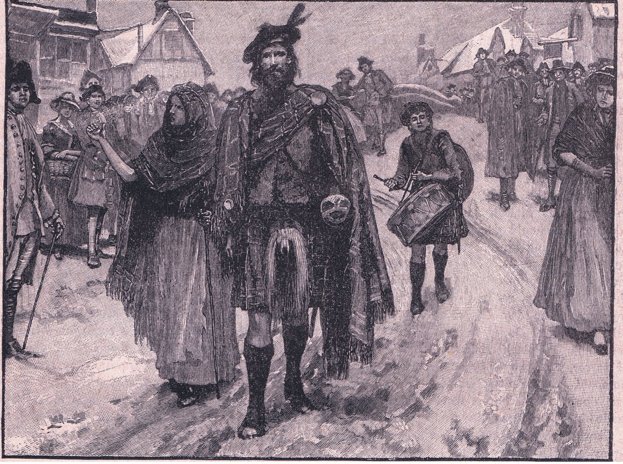 Prinz Charlies Vorhut in Manchester, 1745 von Walter Paget