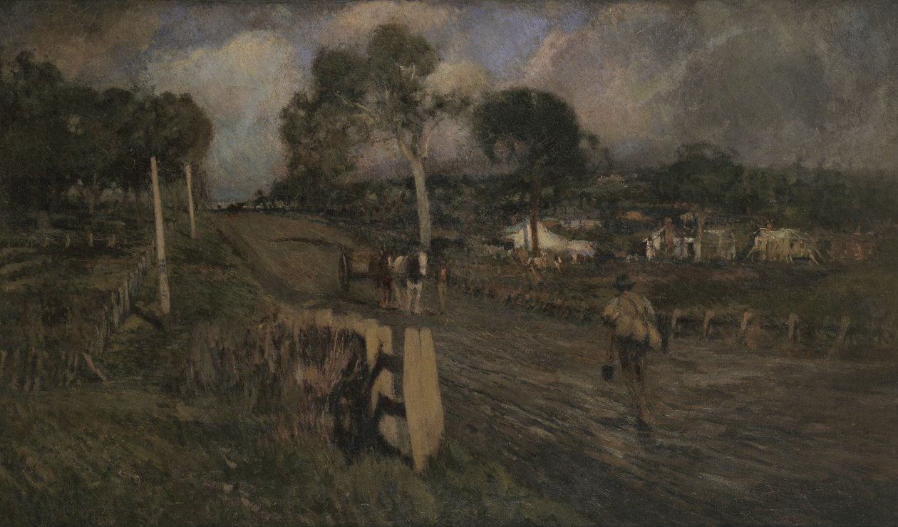 Nähern der Stadt von Walter Withers