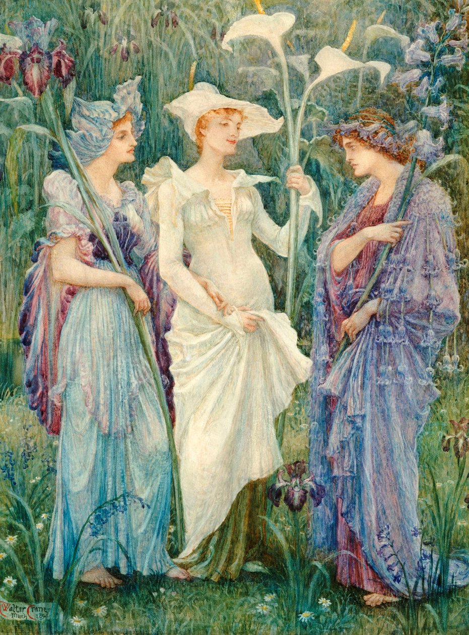 Frühlingszeichen, 1894 von Walter Crane