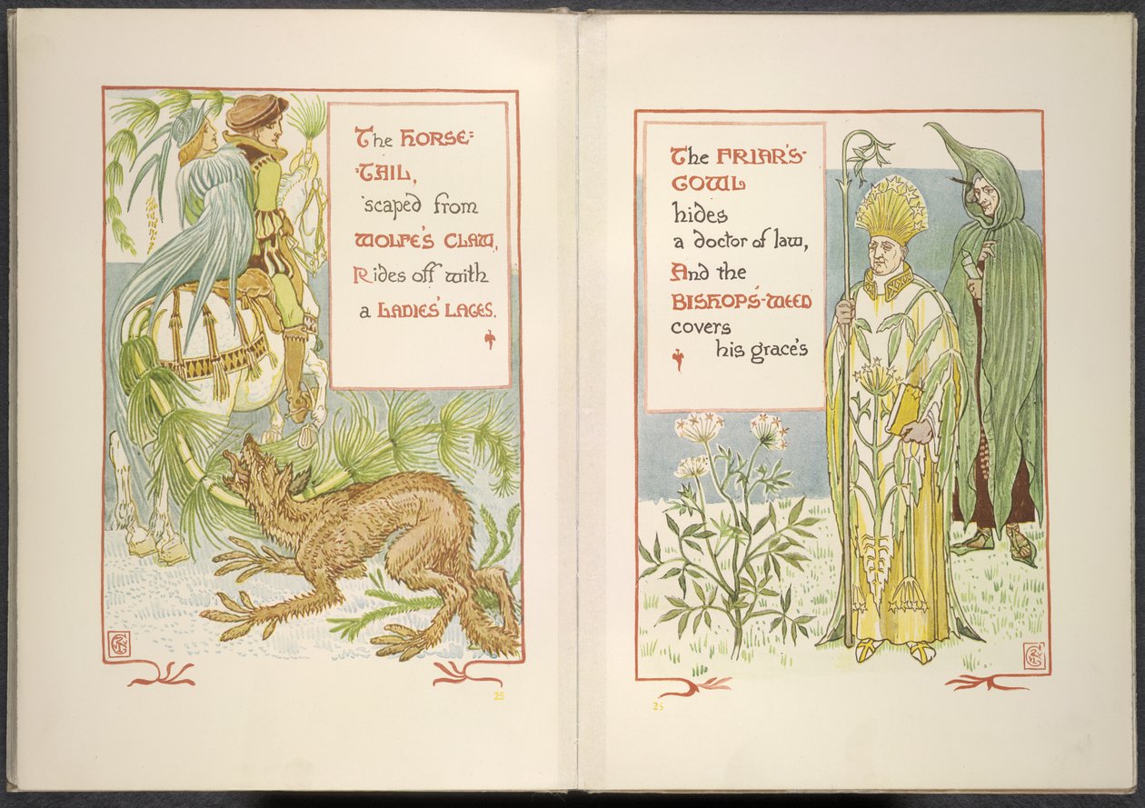 Pferdeschwanz und Mönchskutte von Walter Crane