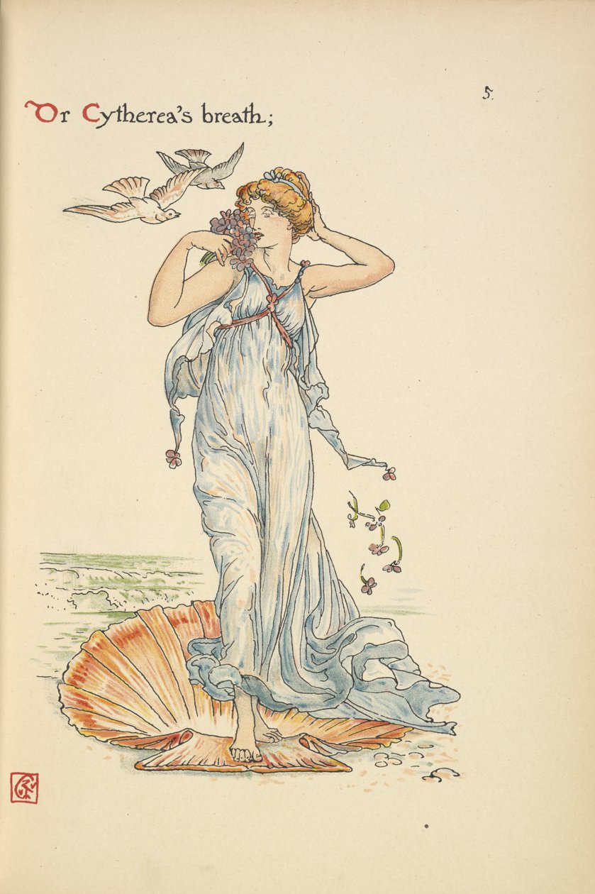 Oder Cythereas Atem von Walter Crane