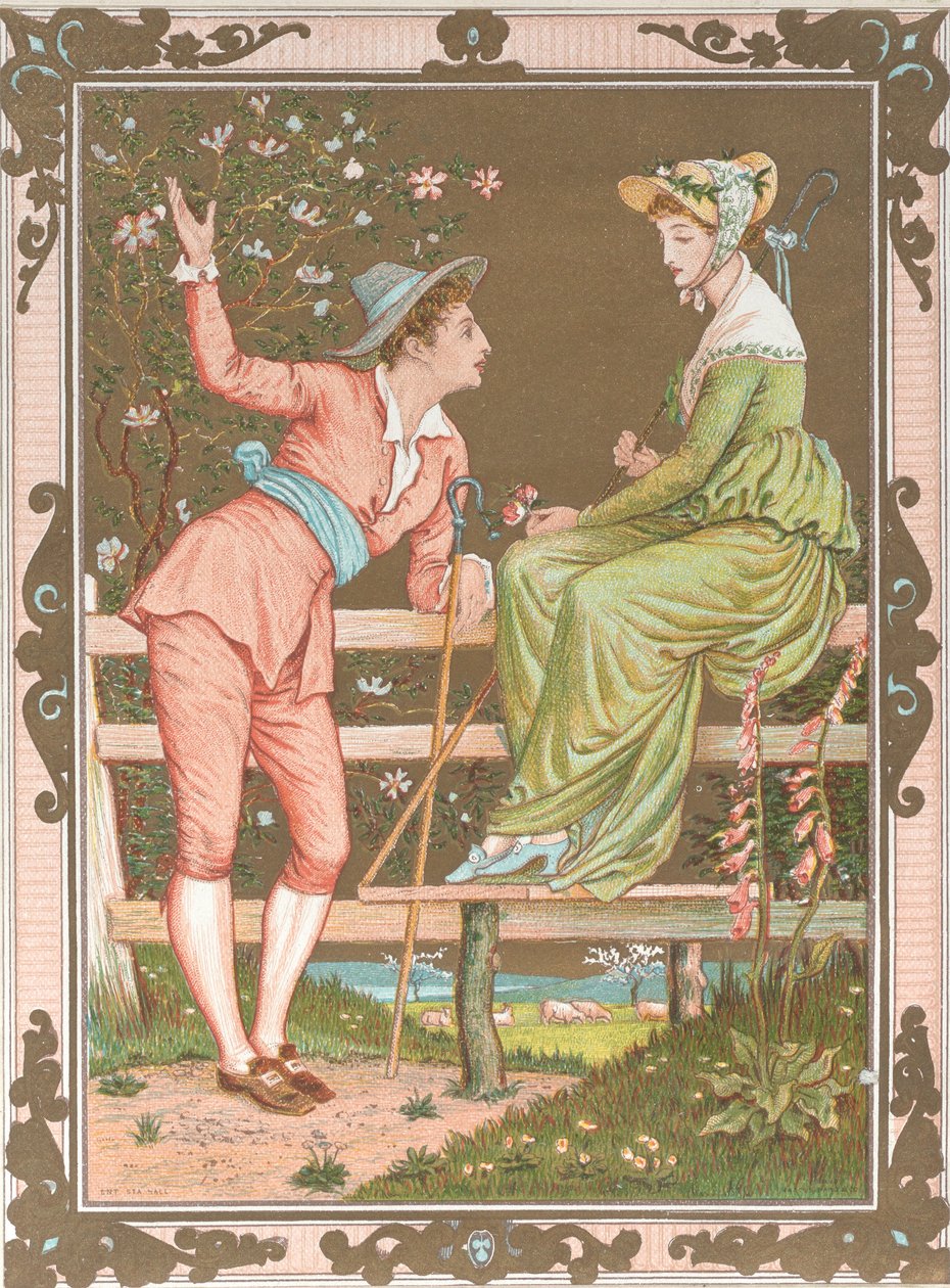 Valentine, 1876 von Walter Crane