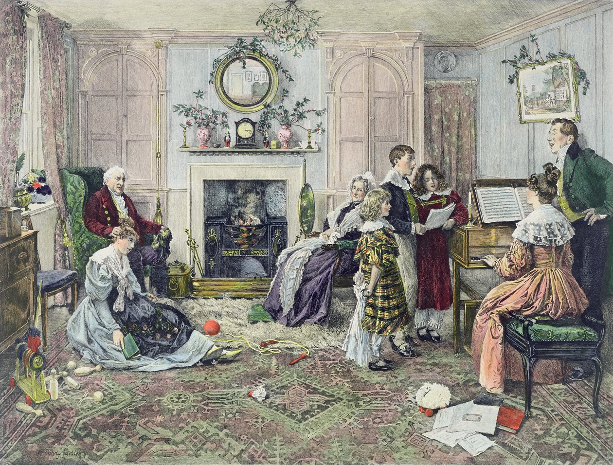 Weihnachtslieder von Walter Dendy (after) Sadler