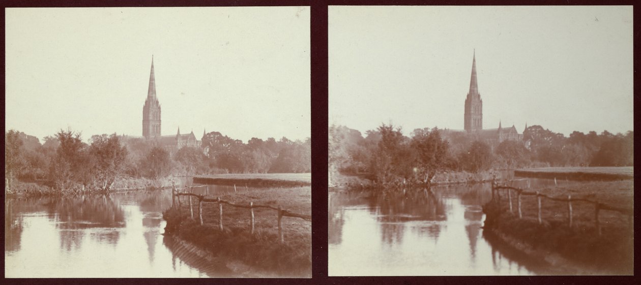 Salisbury Cathedral, Salisbury, Wiltshire, 1913 von Walter Edward Zehetmayr
