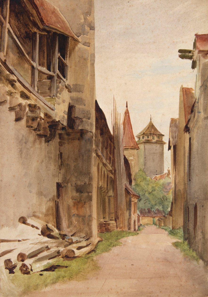 Hinterstraße, Rothenburg von Walter Frederick Roofe Tyndale