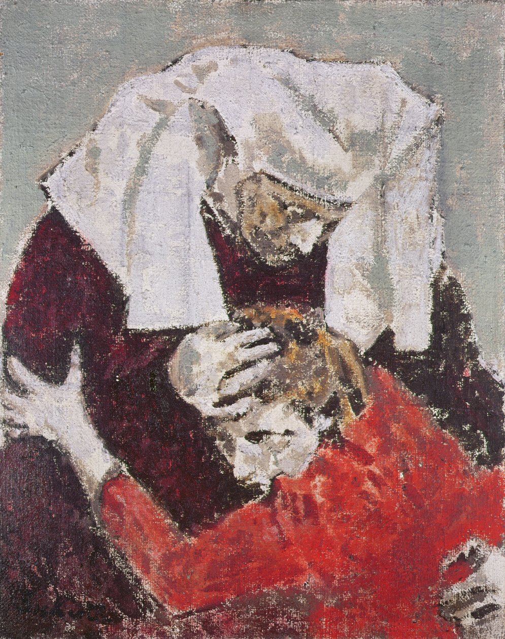 Julia und ihre Amme, 1935/6 von Walter Richard Sickert