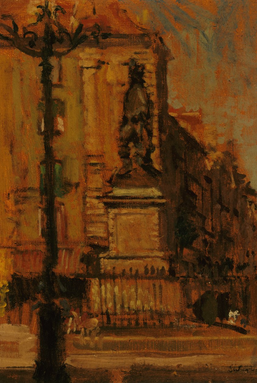 Statue von Duquesne, Dieppe von Walter Richard Sickert