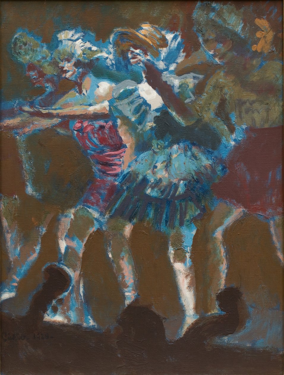 Die Plaza Tiller Girls von Walter Richard Sickert