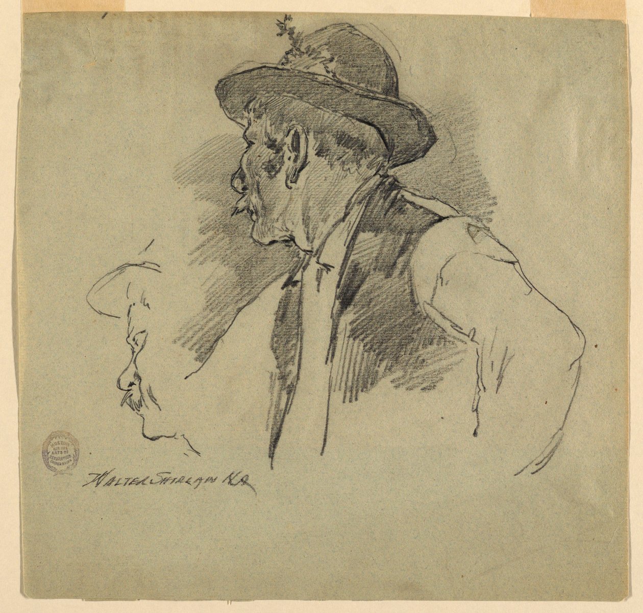 Ein bayerischer Bauer von Walter Shirlaw
