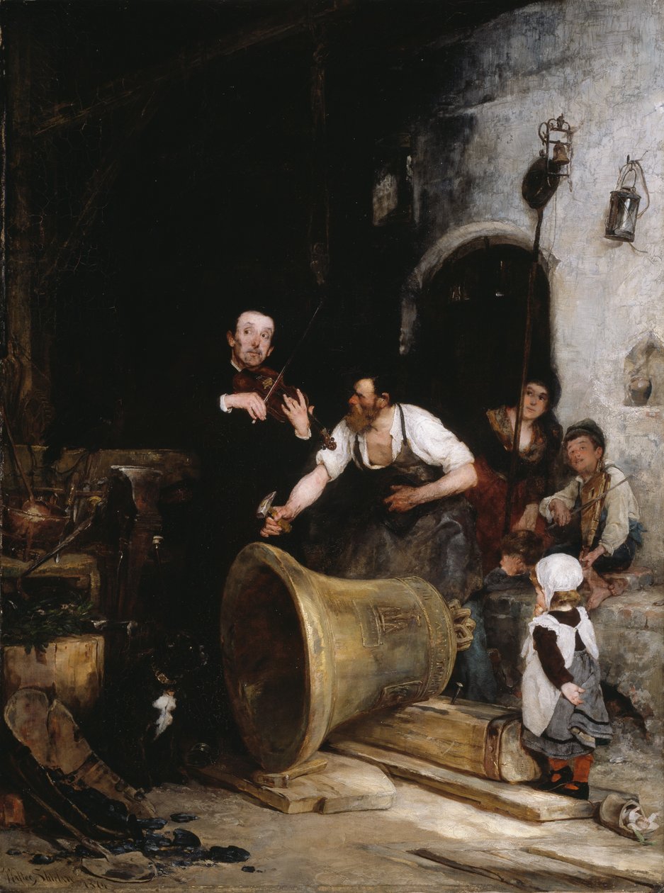 Die Glocke stimmen von Walter Shirlaw