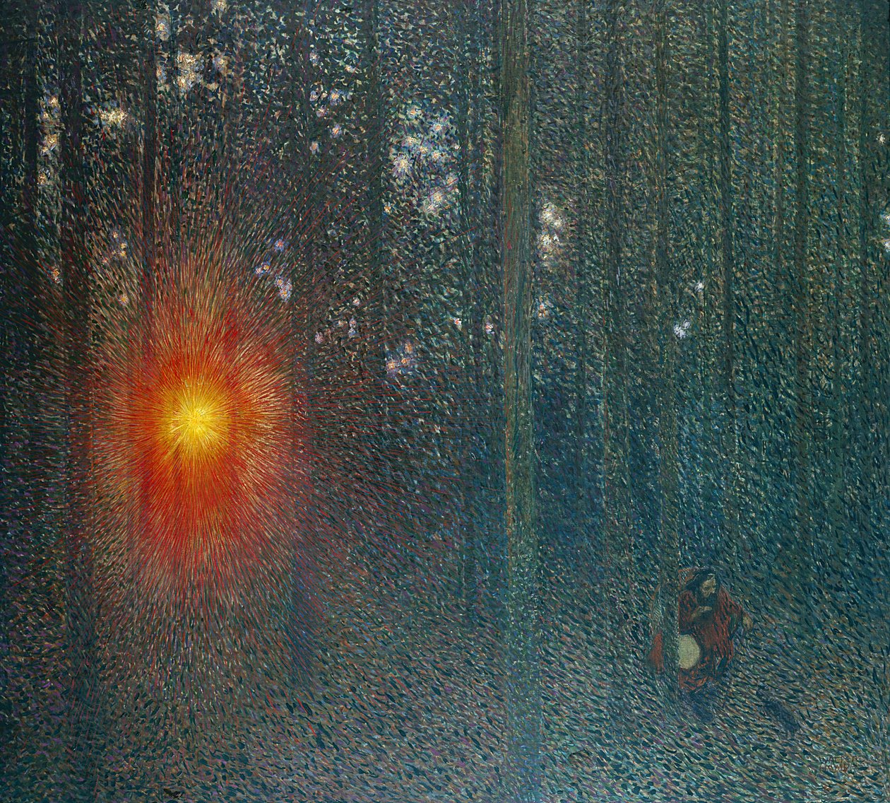Abend, ca. 1900 von Walter Sigmund Hampel