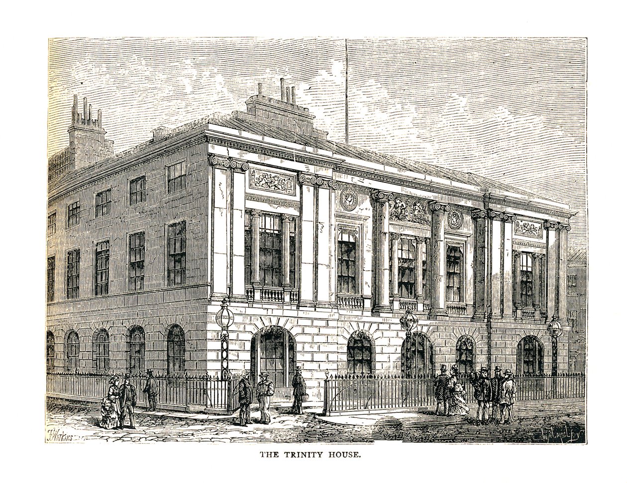 Das Trinity House, 1878 von Walter Thornbury
