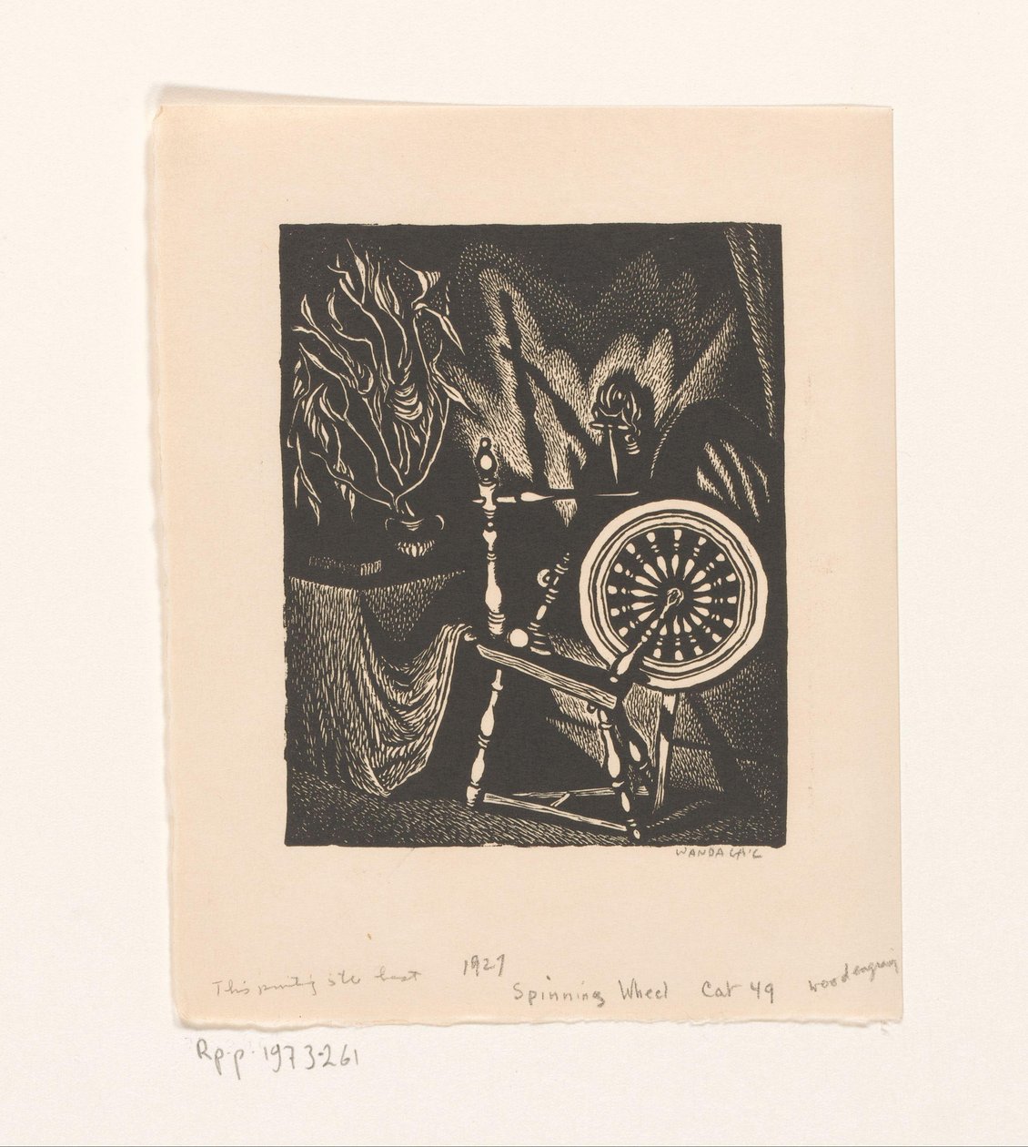 Spinnrad von Wanda Gág (signed by artist)