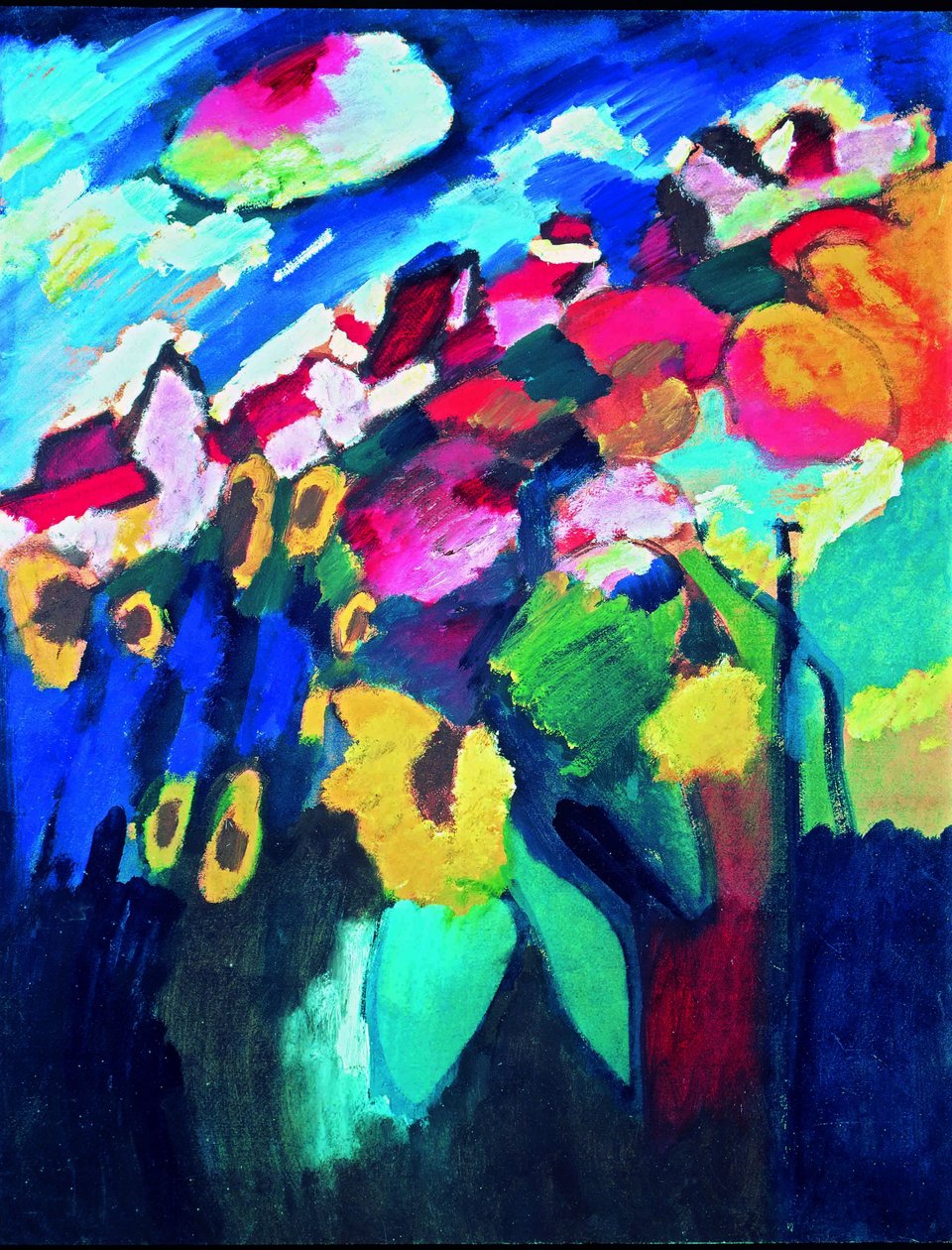 Murnau Garten II von Wassily Kandinsky