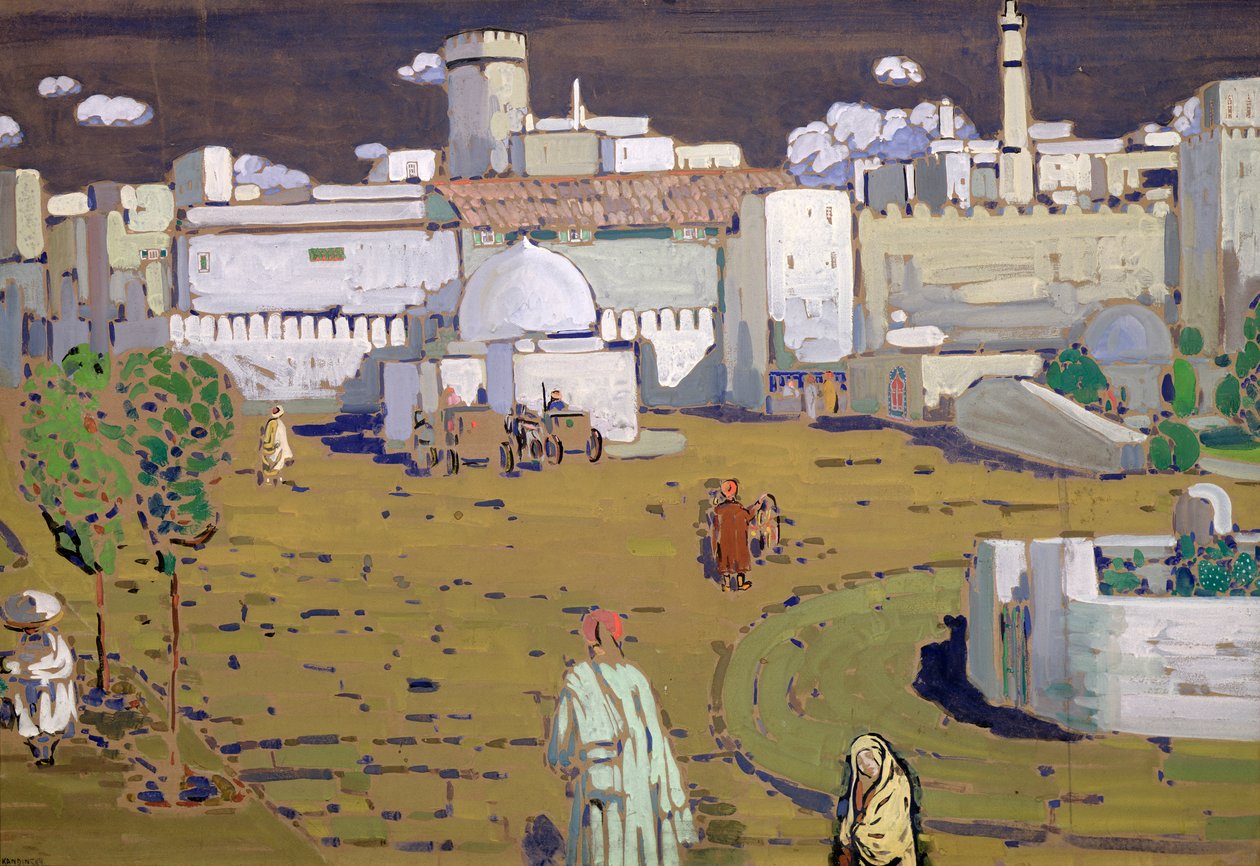 Eine arabische Stadt, 1905 von Wassily Kandinsky
