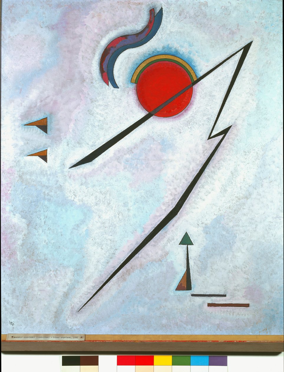 Winkelige Linie von Wassily Kandinsky