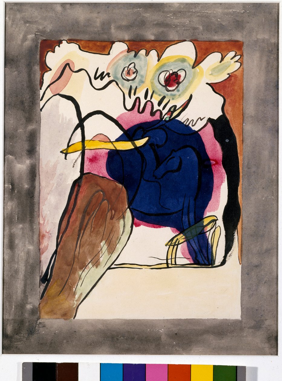 Expressionismus: Cover-Projekt für den Almanach von „Der Blaue Reiter“ von Wassily Kandinsky