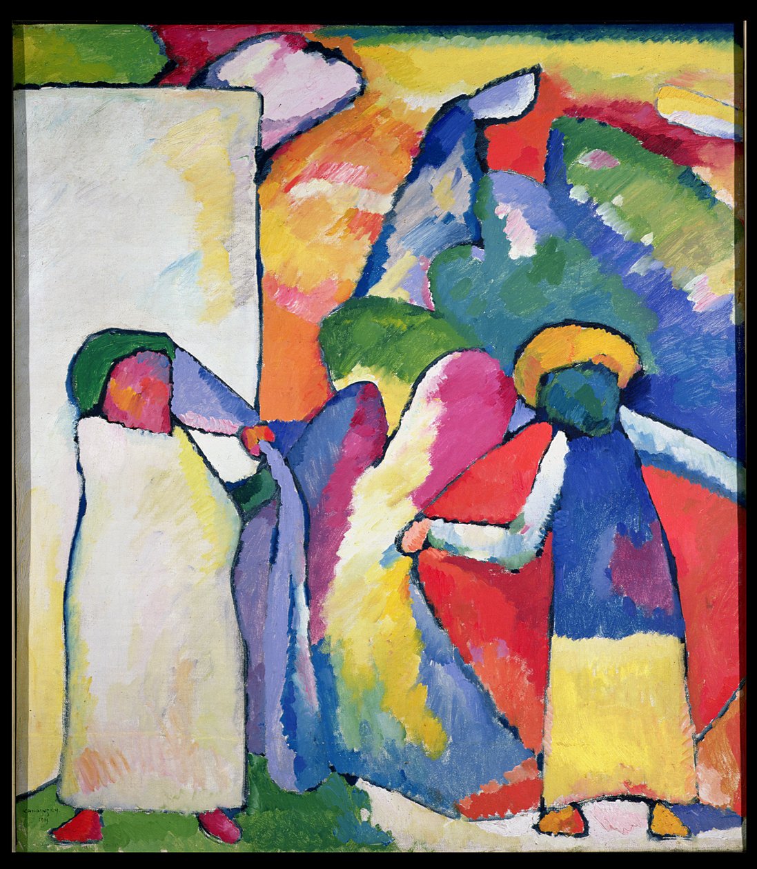 Improvisation Nr. 6 (Afrikaner) 1909 von Wassily Kandinsky