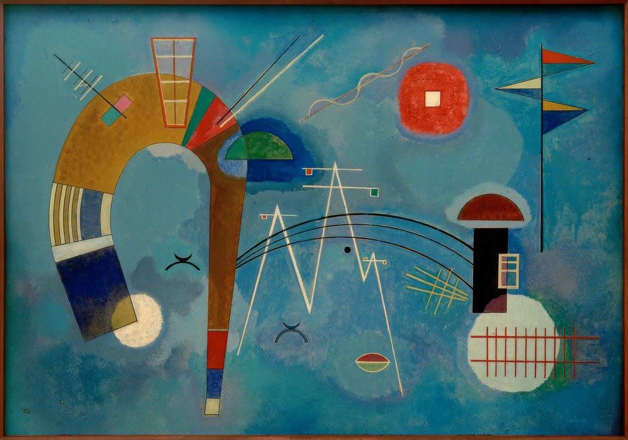 Rund und spitz von Wassily Kandinsky