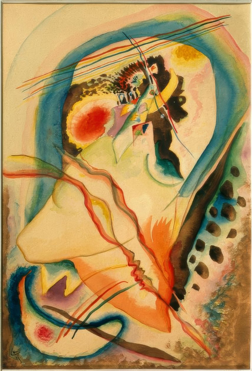 Abstrakte Komposition von Wassily Kandinsky