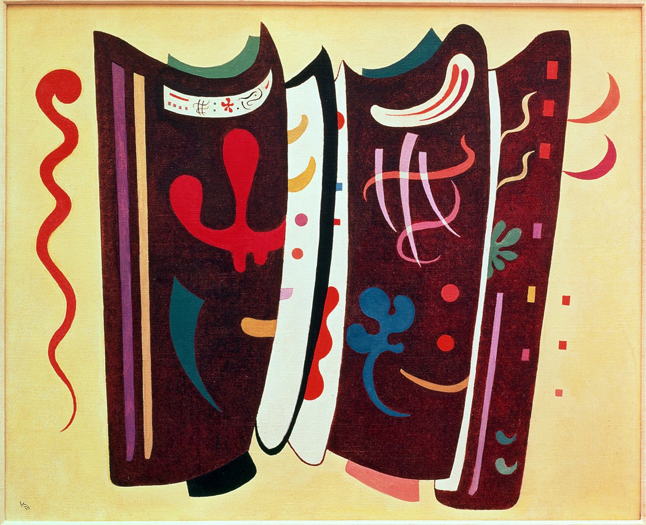 Braun mit Ergänzung von Wassily Kandinsky