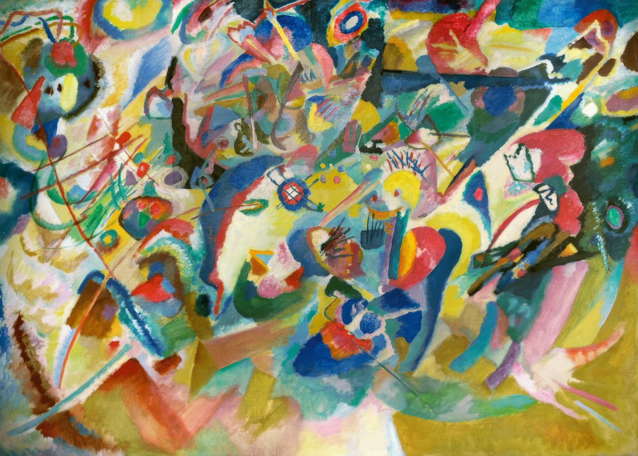 Entwurf 3 zu Komposition VII von Wassily Kandinsky