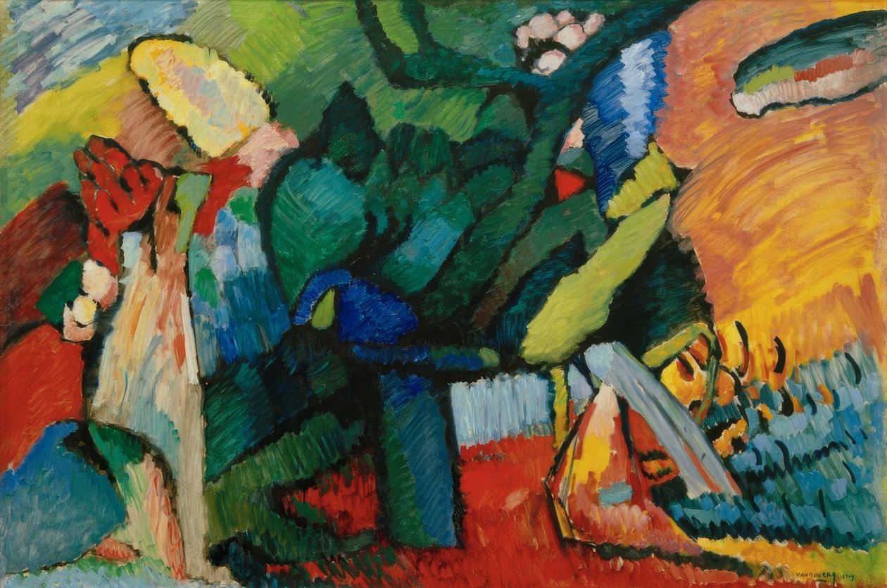 Improvisation Nr. 4 von Wassily Kandinsky
