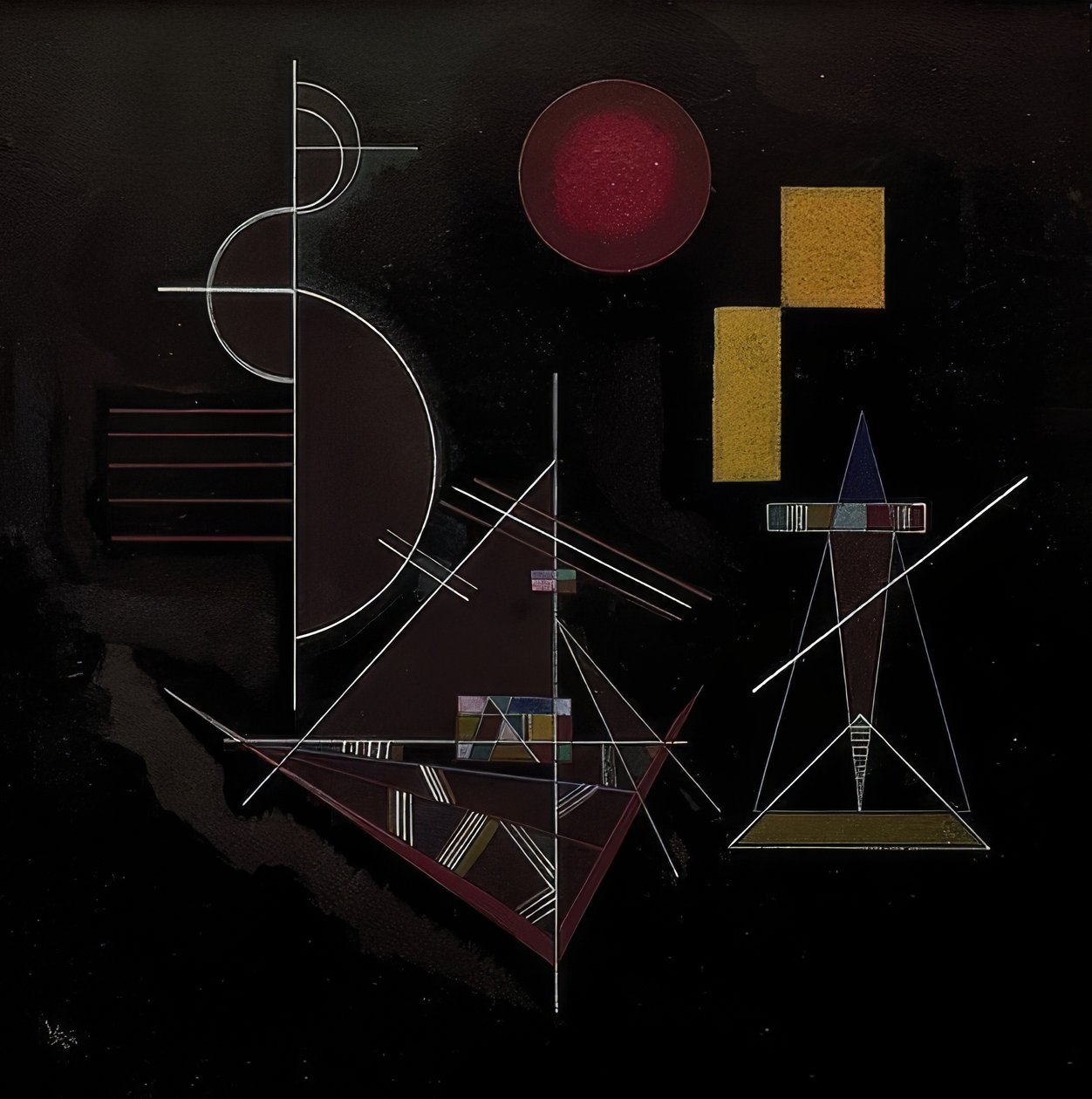 Leicht in Schwer von Wassily Kandinsky